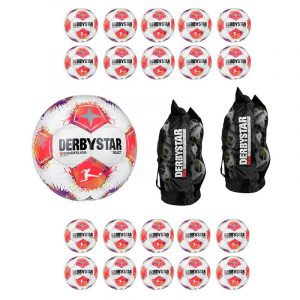 Derbystar Bundesliga Brillant TT V25 im 20er Ballpaket inkl. 2 Ballsäcke